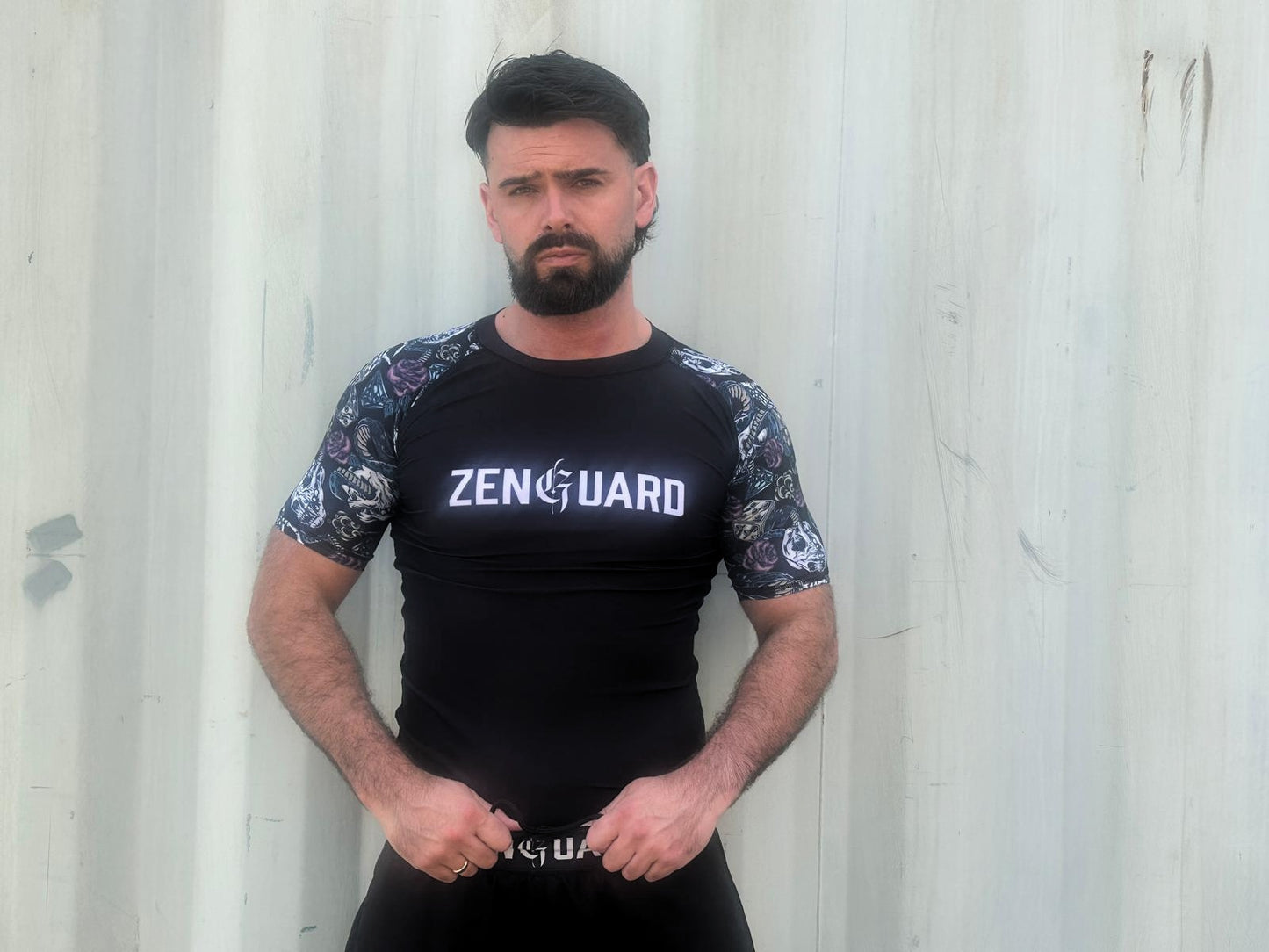 Zenguard Skull Print Rashguard (Matching Shorts)