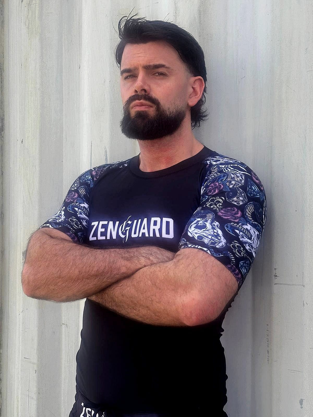Zenguard Skull Print Rashguard (Matching Shorts)