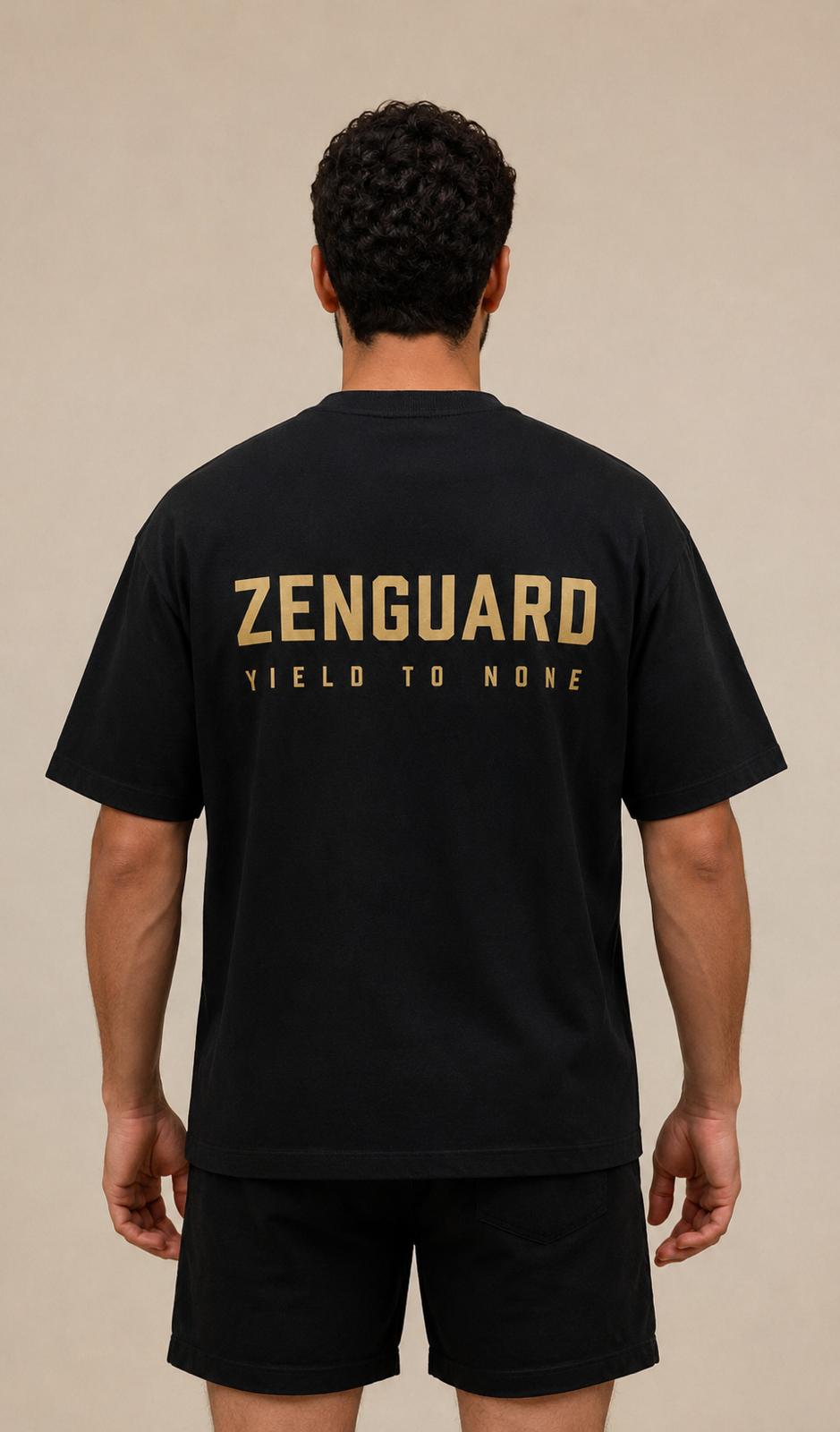 Black - Gold Ink - Short Sleeve T-Shirt Unisex