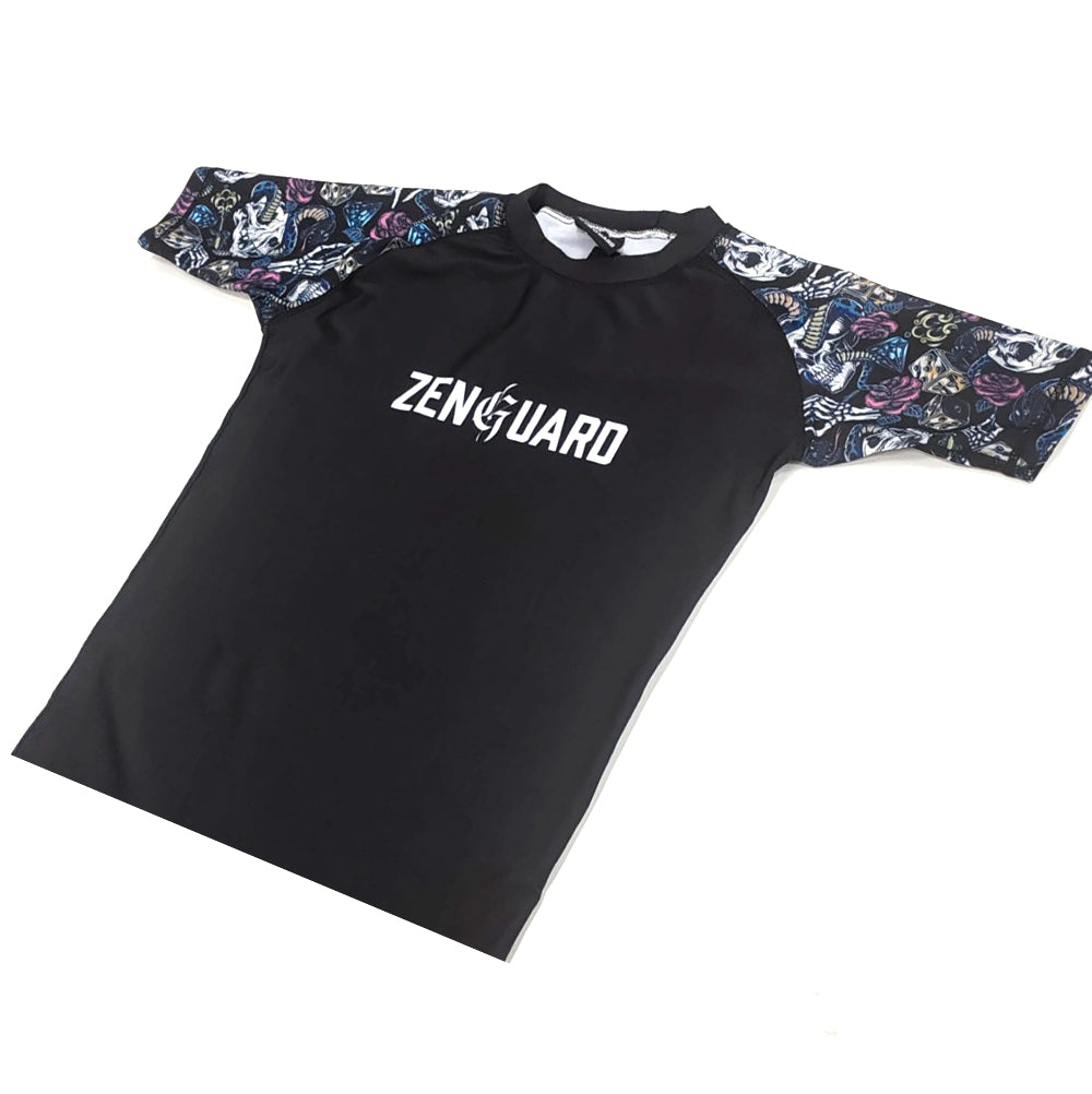 Zenguard Skull Print Rashguard (Matching Shorts)