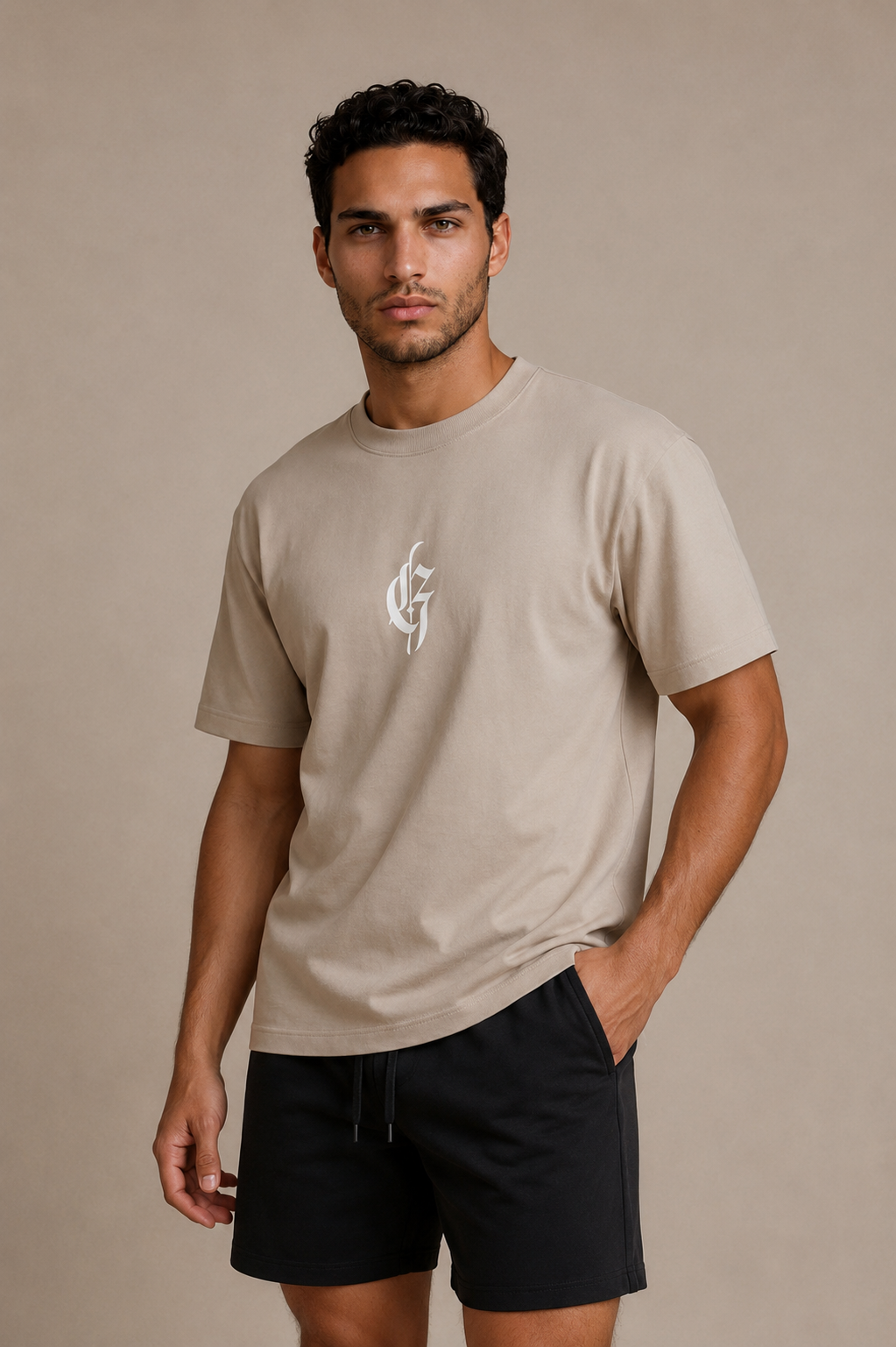 Stone - White Ink - Short Sleeve T-Shirt Unisex