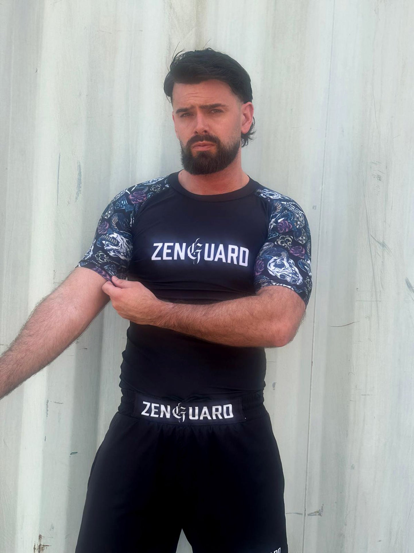 Zenguard Skull Print Rashguard (Matching Shorts)